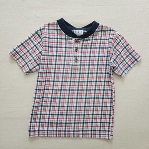 Vintage TKS Basics Plaid Tee 5t/6